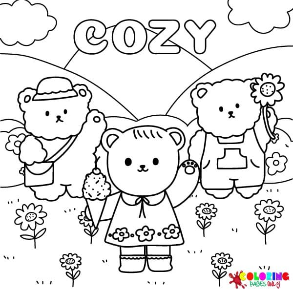 Cozy Coloring Pages