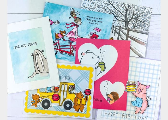 DIY Cozy Buddies Greeting Cards