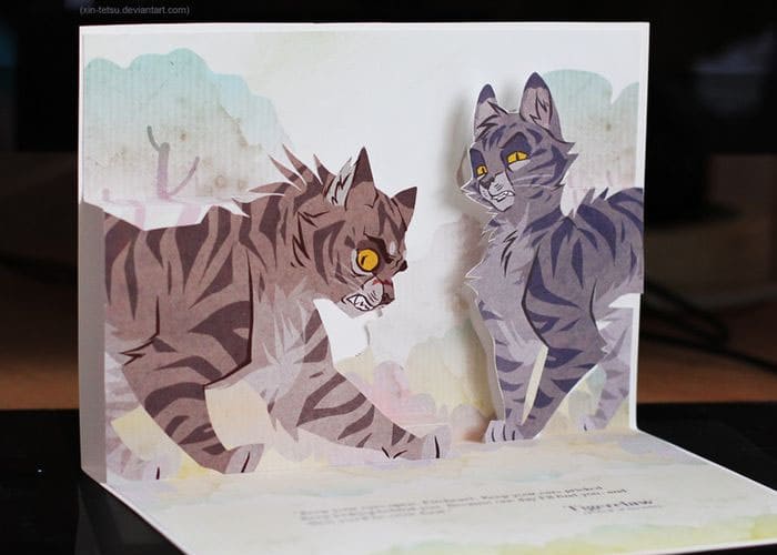 DIY Warrior Cat Trading Cards