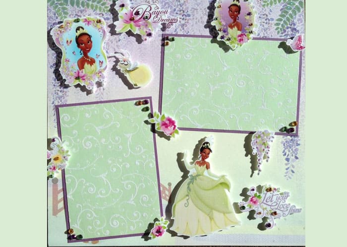 Design Your Fairytale Scrapbook with tiana