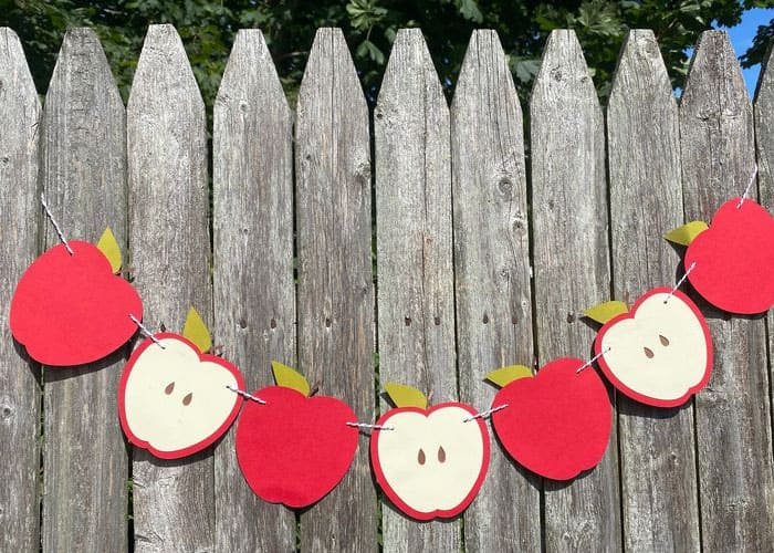 Festive Apple Garland