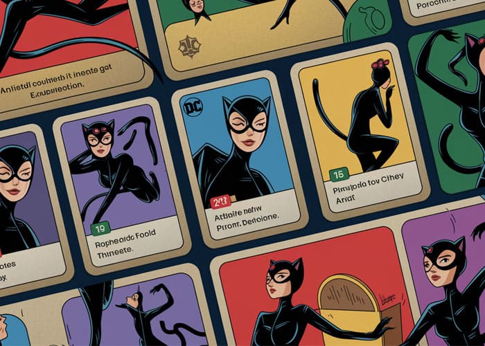 Making a Catwoman Card Set