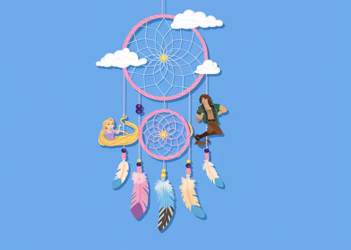 Rapunzel-Inspired Dream Catcher