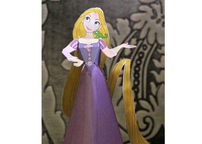 Rapunzel Paper Doll Craft