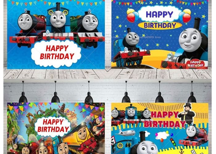 Train-Themed Party Decor