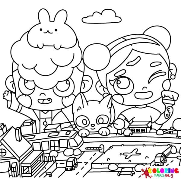 Avatar World Coloring Pages