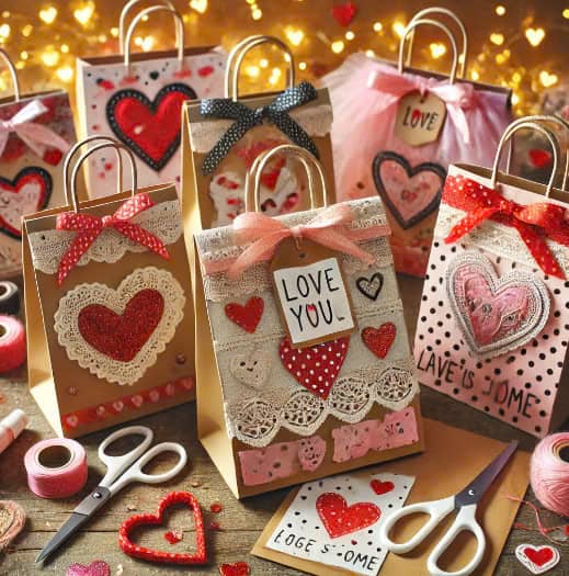 Cute DIY Valentine s Gift Bags