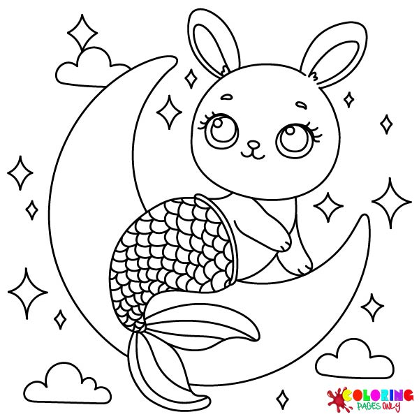 Mermaid Dreams Coloring Pages