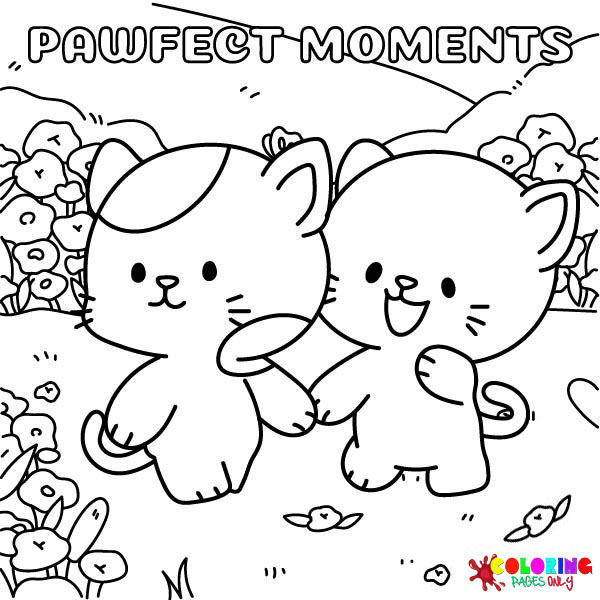 Pawfect Moments Coloring Pages