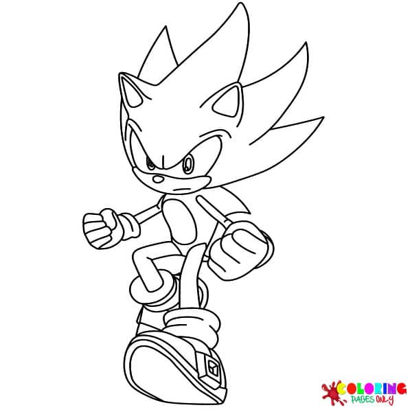 Super Sonic Coloring Pages