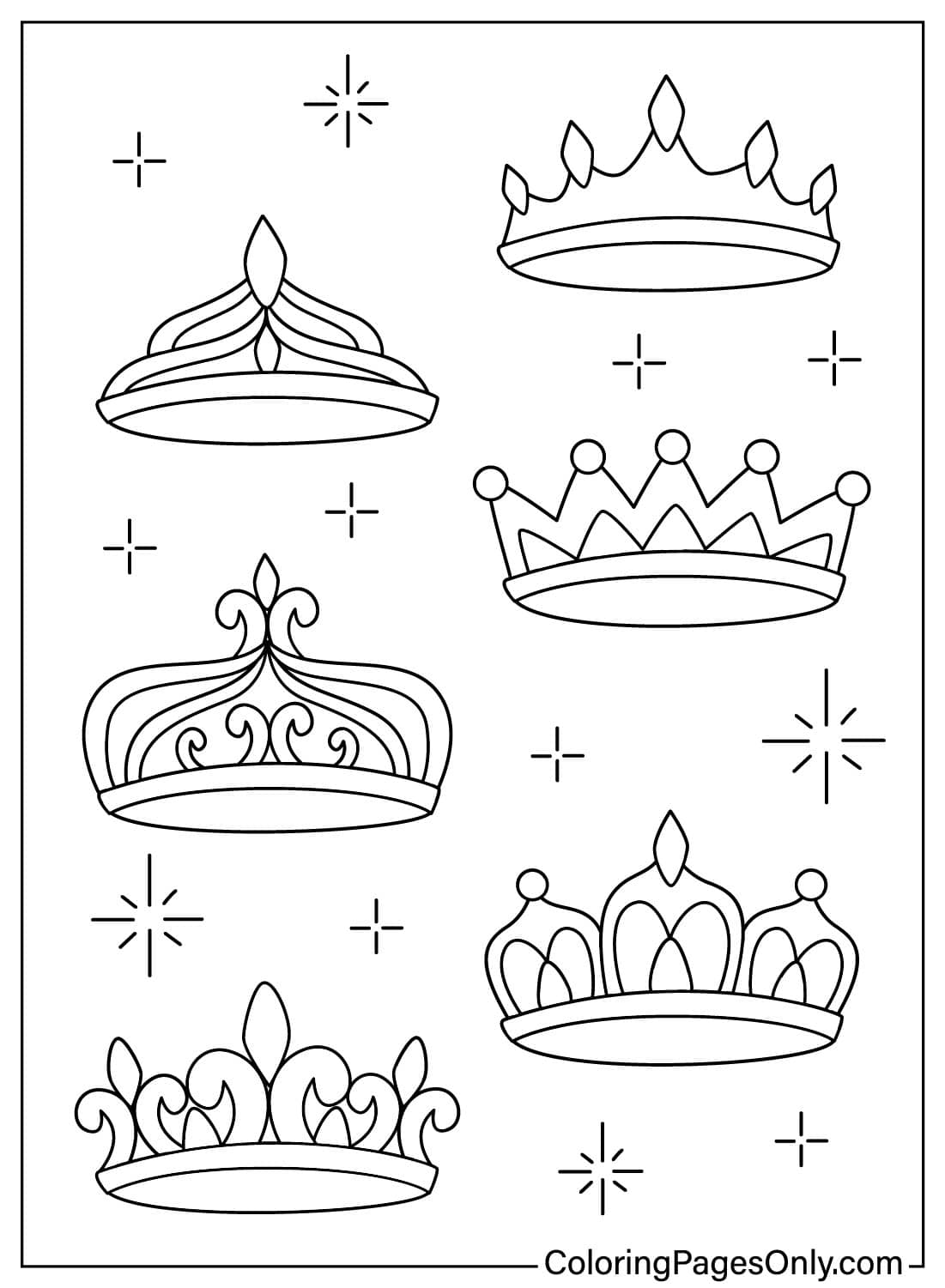 30 Crown Coloring Pages Free Printable PDF Online Coloring 30 Crown Coloring Pages Free Printable PDF Online Coloring