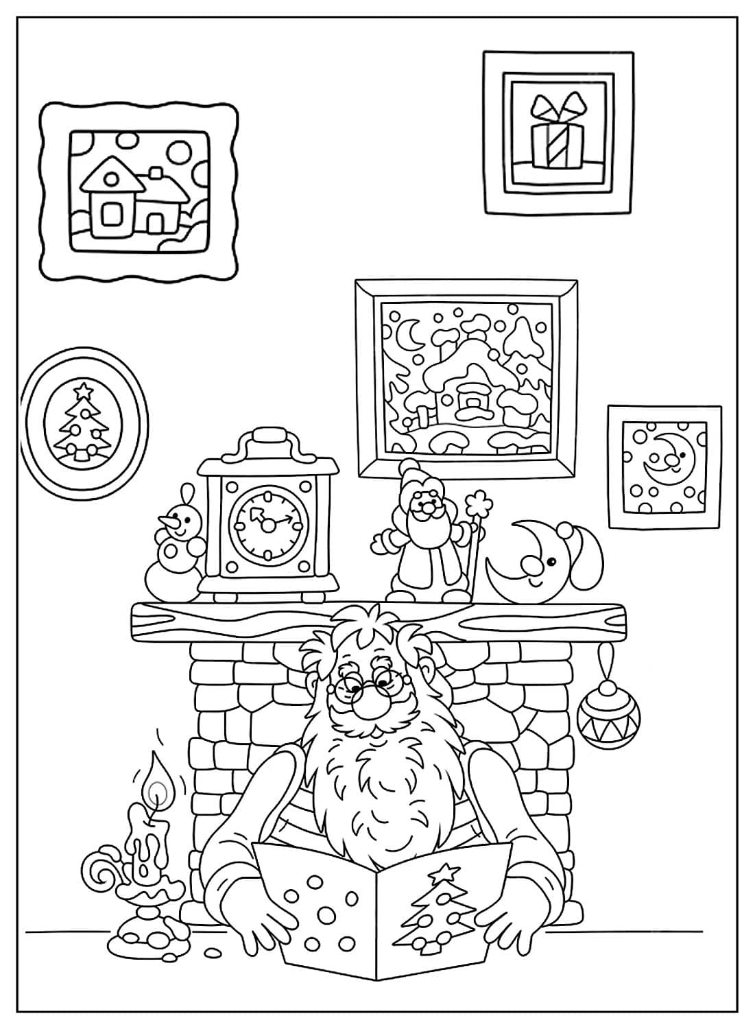 30 Cozy Home Coloring Pages Free Printable PDF Online Coloring