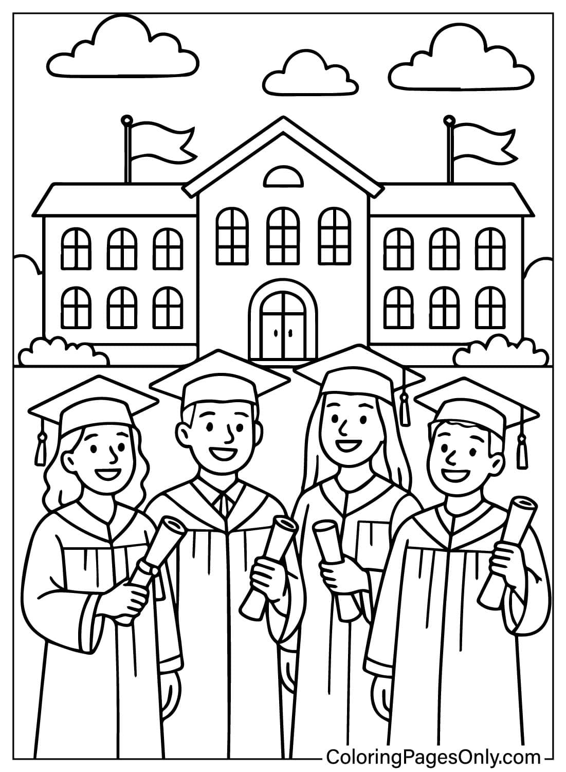 30 Graduation Coloring Pages Free Printable PDF Online Coloring 30 Graduation Coloring Pages Free Printable PDF Online Coloring