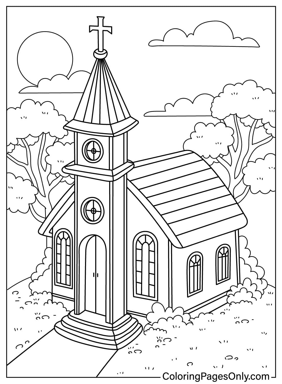 30 Church Coloring Pages Free Printable PDF Online Coloring 30 Church Coloring Pages Free Printable PDF Online Coloring