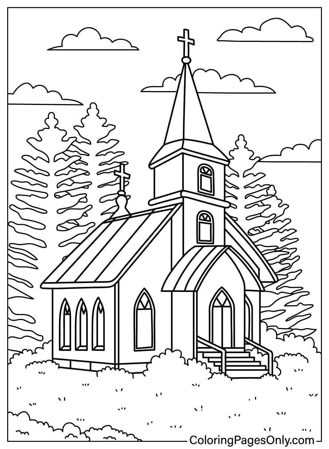 30 Church Coloring Pages Free Printable PDF Online Coloring 30 Church Coloring Pages Free Printable PDF Online Coloring