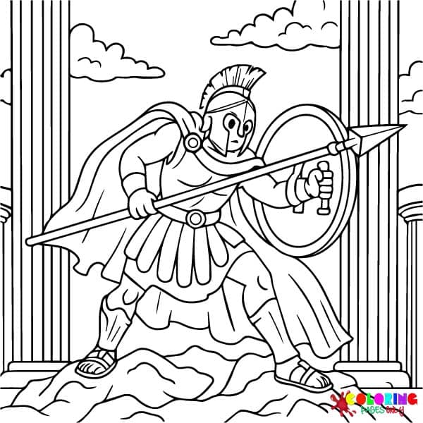 Ancient Greece Coloring Pages