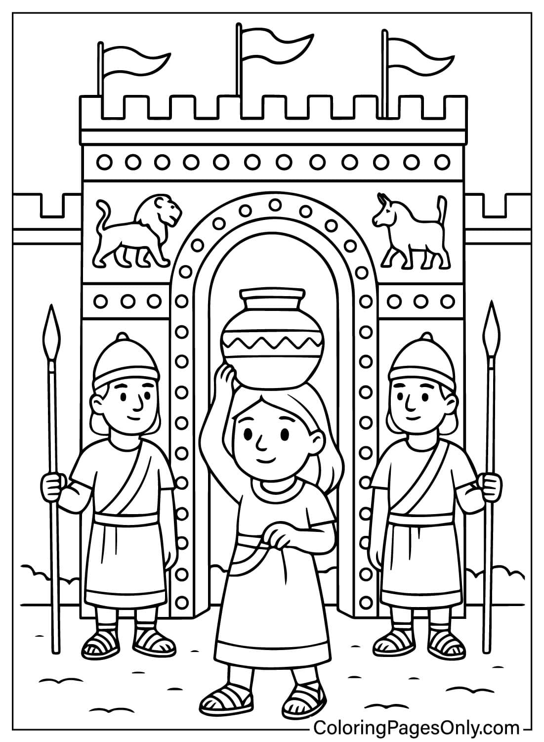 30 Mesopotamia Coloring Pages Free Printable PDF Online Coloring