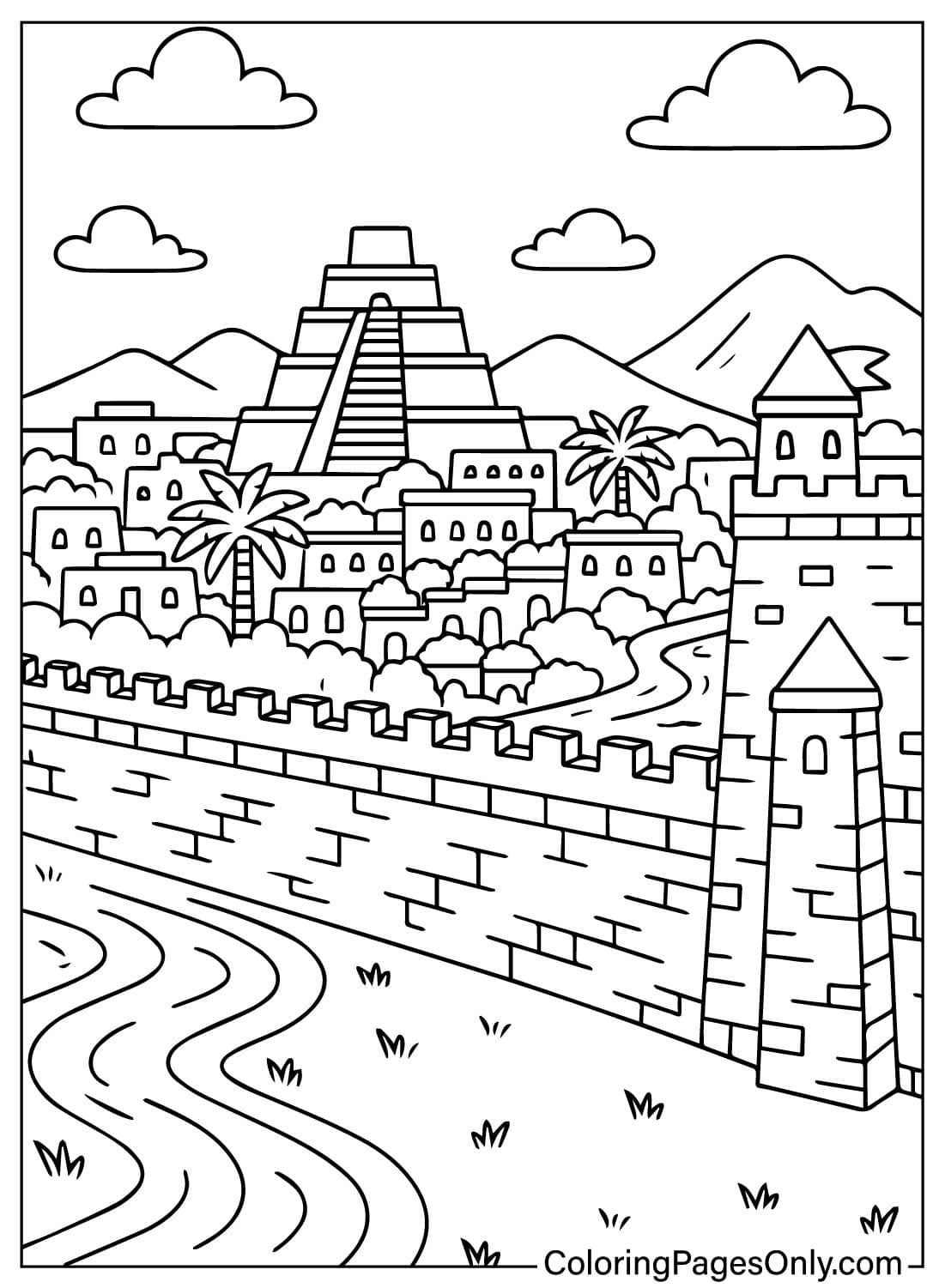 30 Mesopotamia Coloring Pages Free Printable PDF Online Coloring