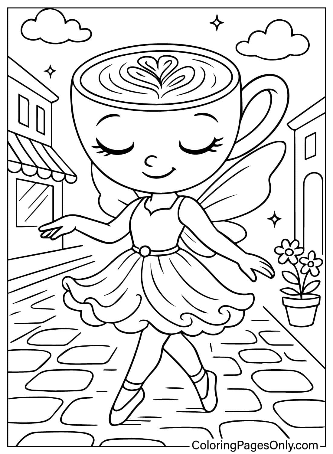 30 Ballerina Cappuccina Coloring Pages Free Printable PDF Online 