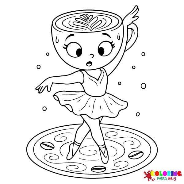 Ballerina Cappuccina Coloring Pages