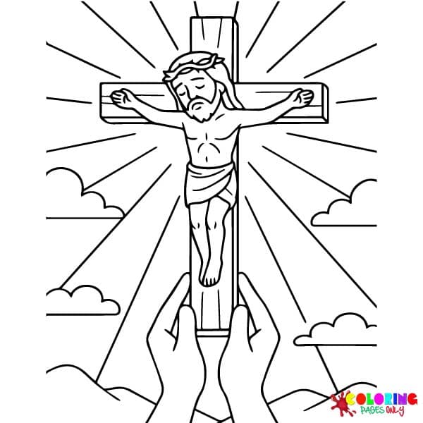 Cross Coloring Pages