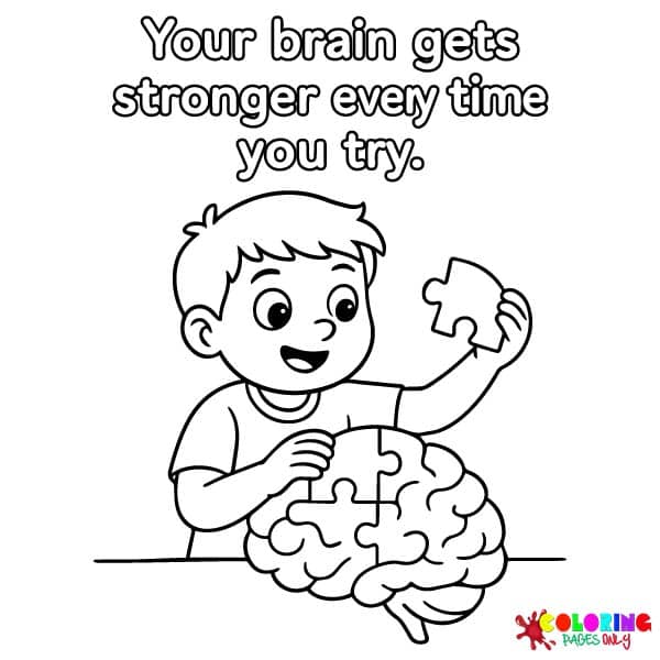 Growth Mindset Coloring Pages