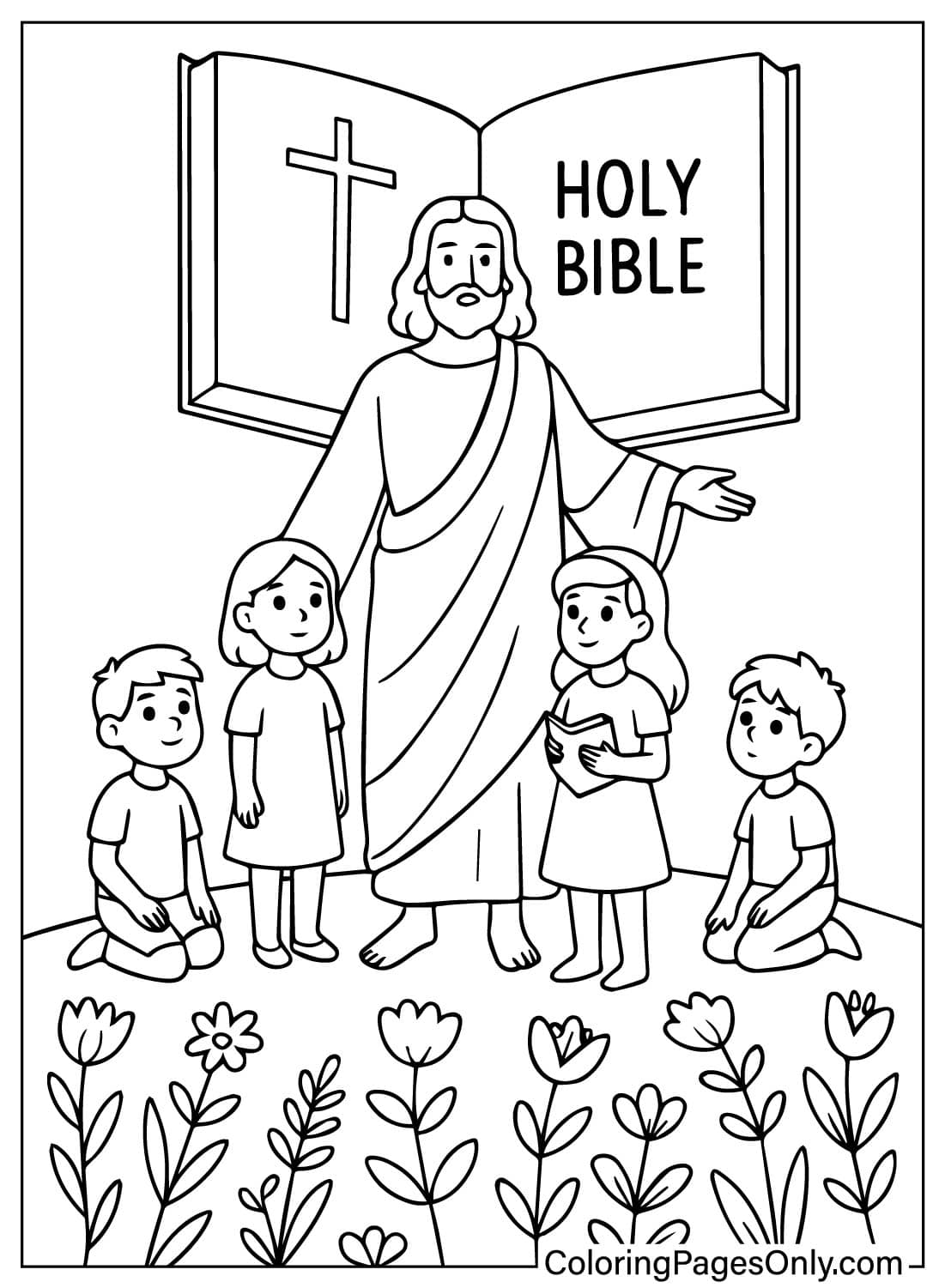 40 Bible Book Coloring Pages Free Printable PDF Online Coloring