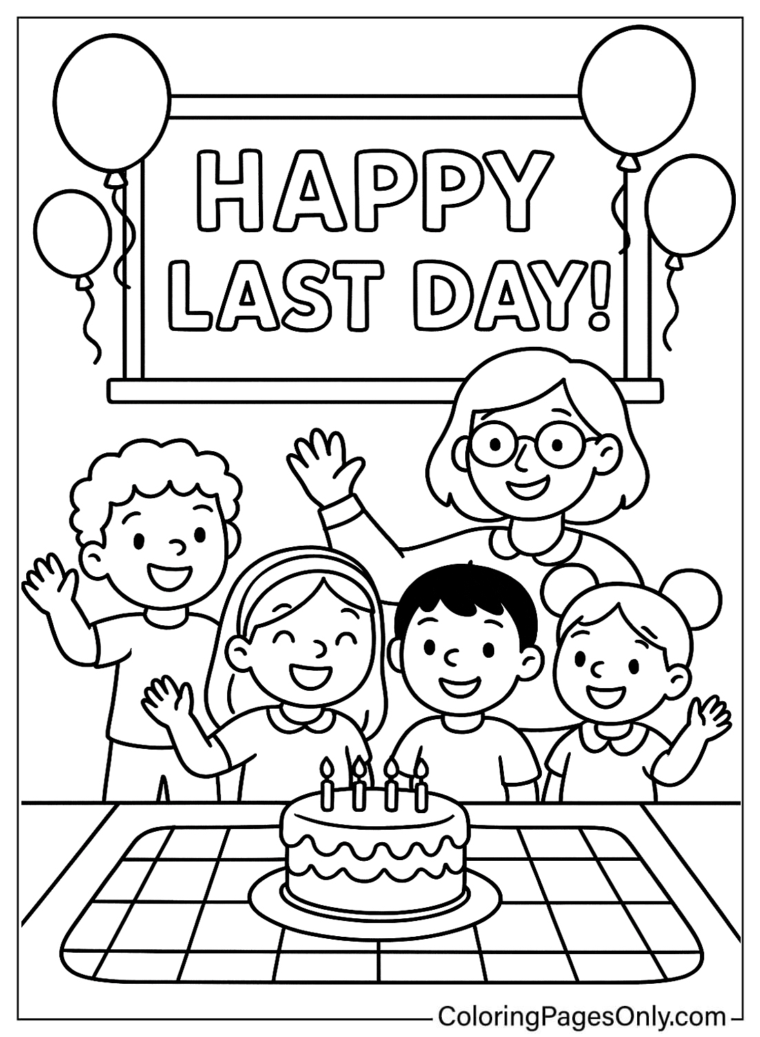 30 Classroom Goodbye Coloring Pages Free Printable PDF Online Coloring 30 Classroom Goodbye Coloring Pages Free Printable PDF Online Coloring