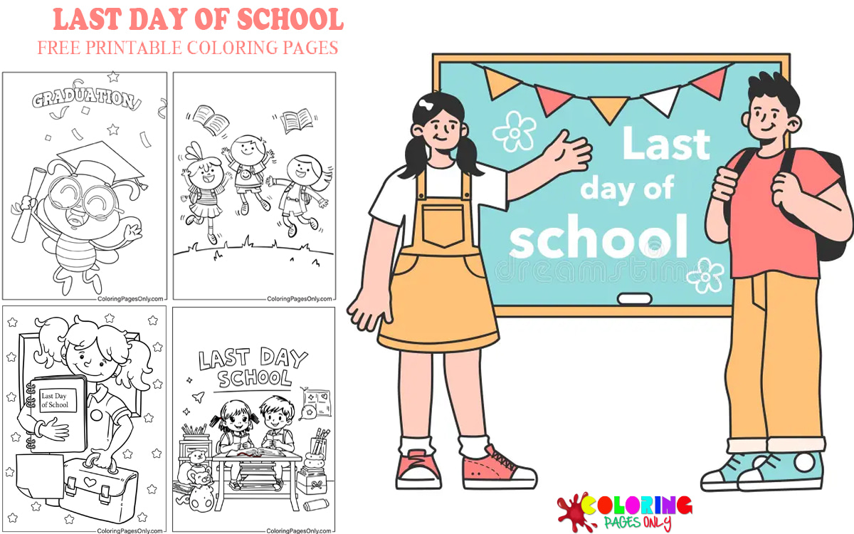 Last Day of School Coloring Pages