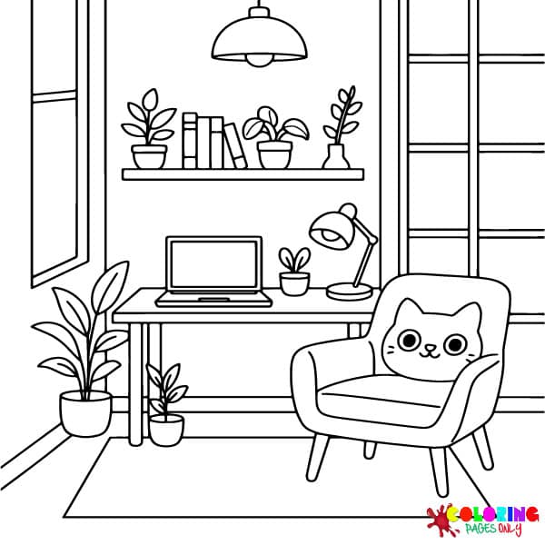 Little Corner Coloring Pages
