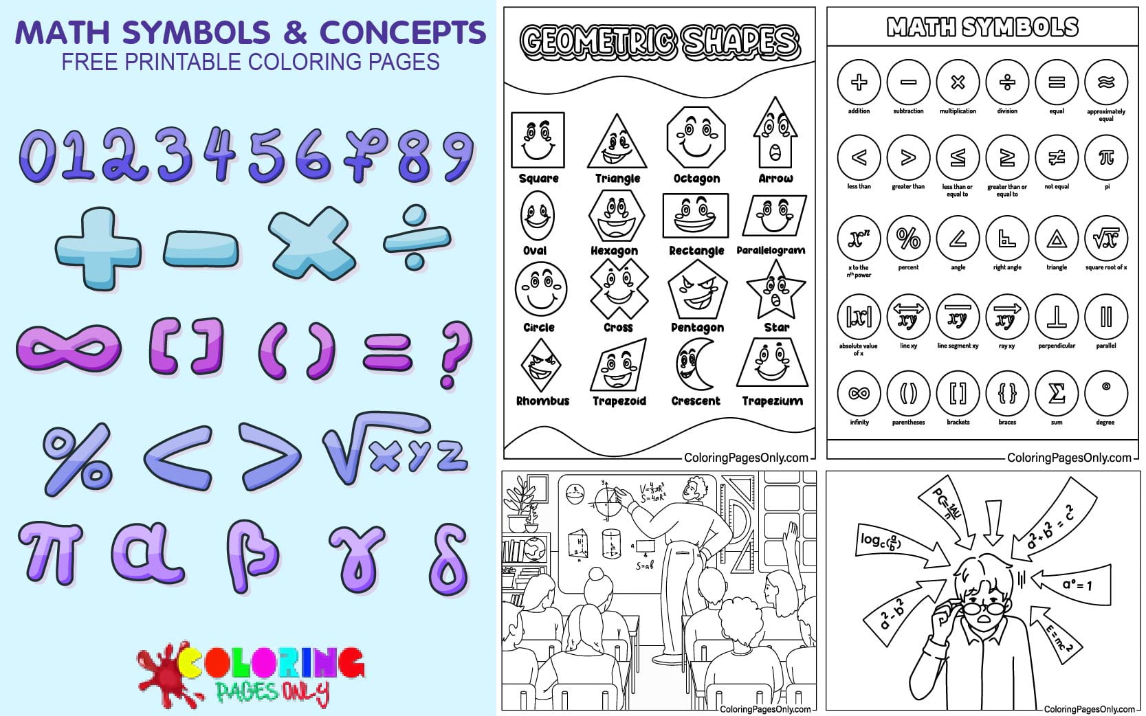 Math Symbols & Concepts