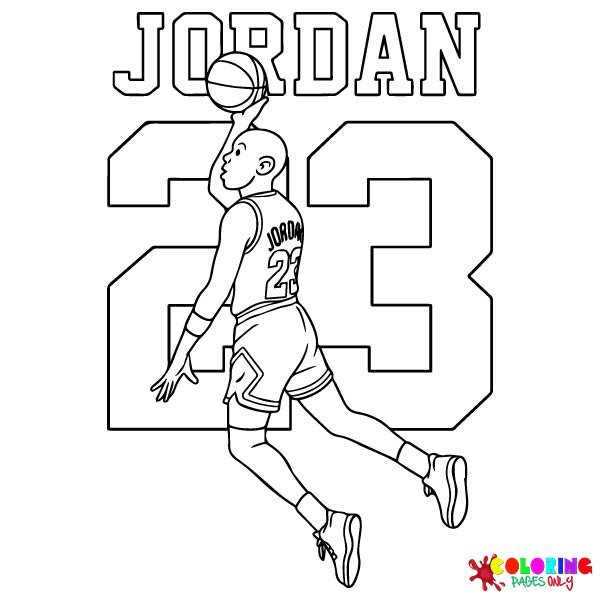 Michael Jordan Coloring Pages