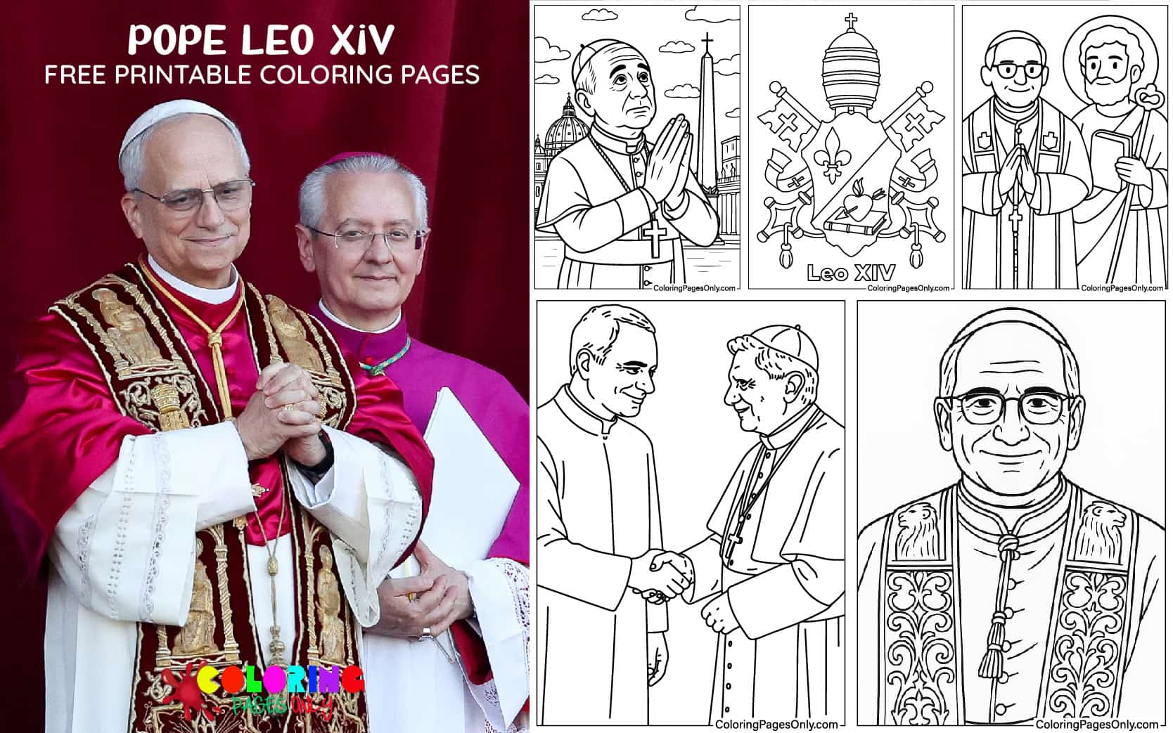 Robert Francis Prevost Coloring Pages
