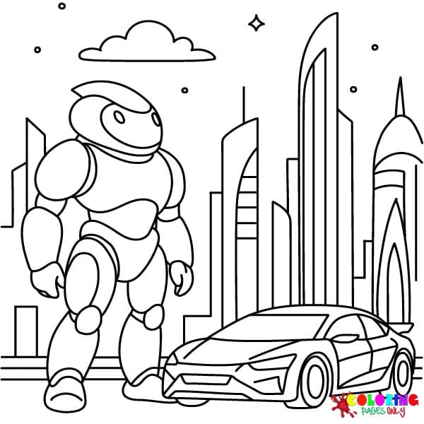 Science Fiction Coloring Pages