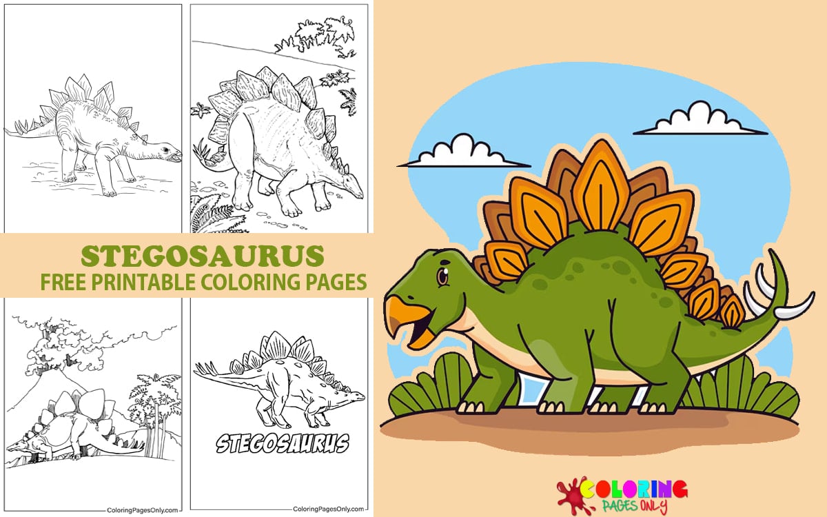 Stegosaurus Coloring Pages