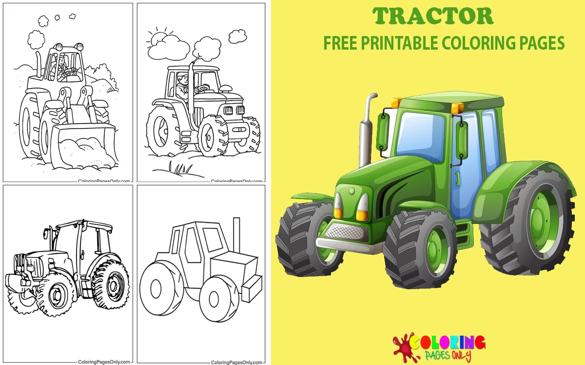 Tractor Coloring Pages