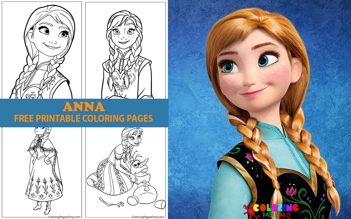 Anna Coloring Pages