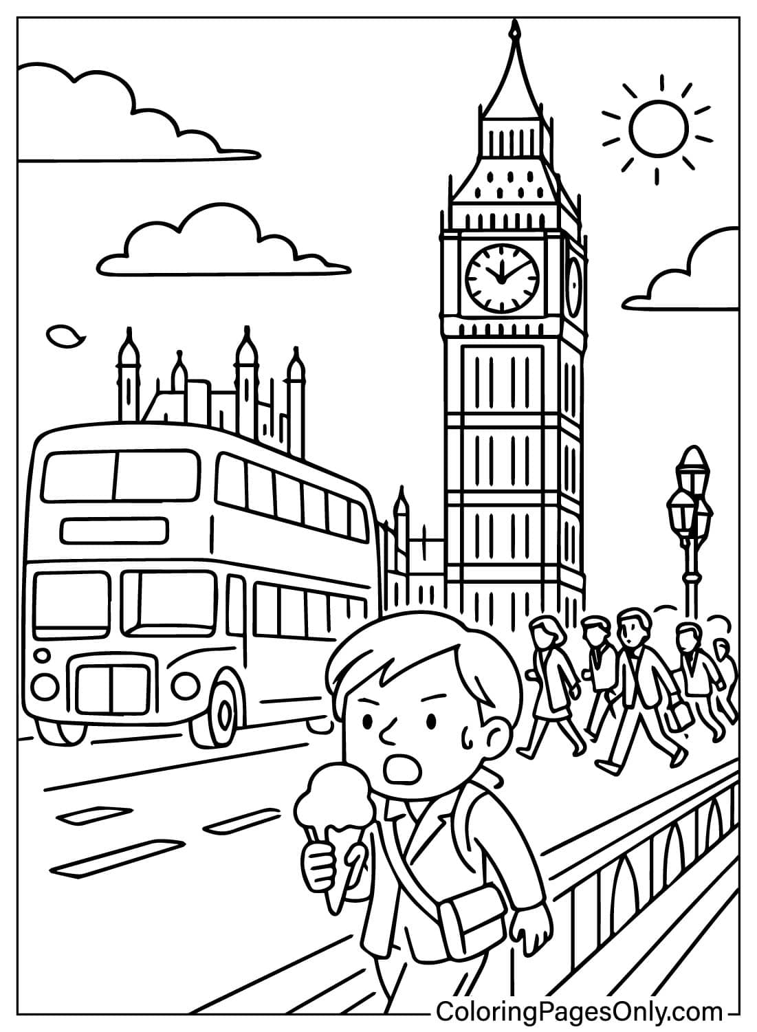 30 Big Ben Coloring Pages Free Printable PDF Online Coloring
