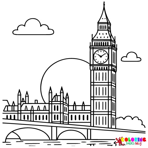 Big Ben Coloring Pages