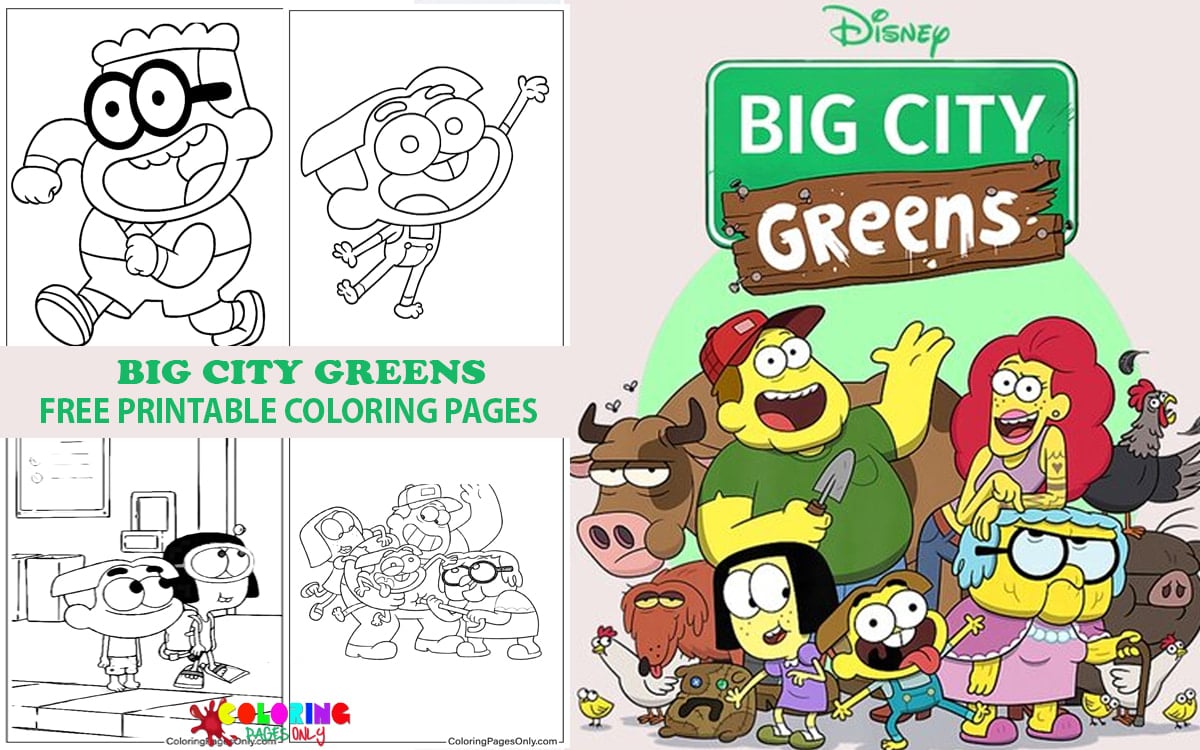 Big City Greens Coloring Pages