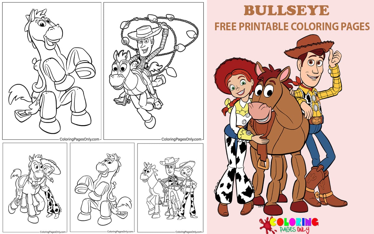 Bullseye Coloring Pages