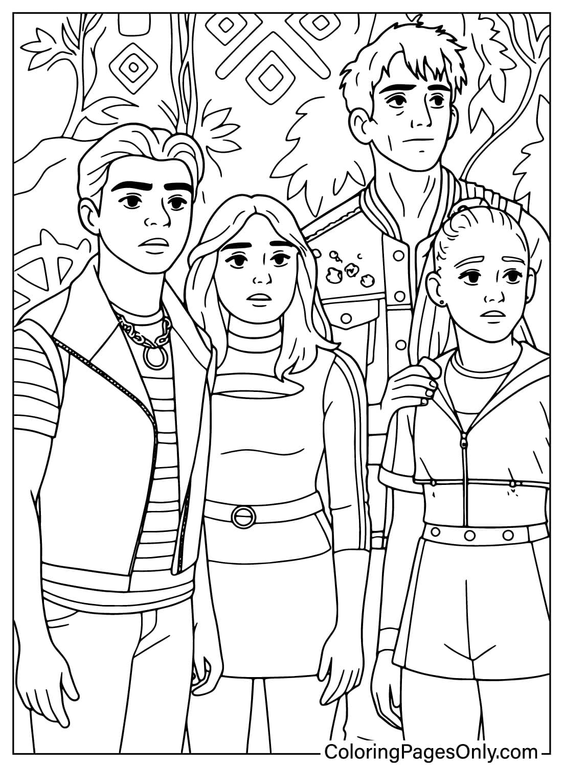 40 Disney Zombies Coloring Pages Free Printable PDF Online Coloring