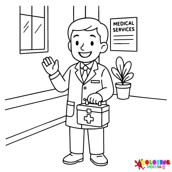 Doctor Coloring Pages