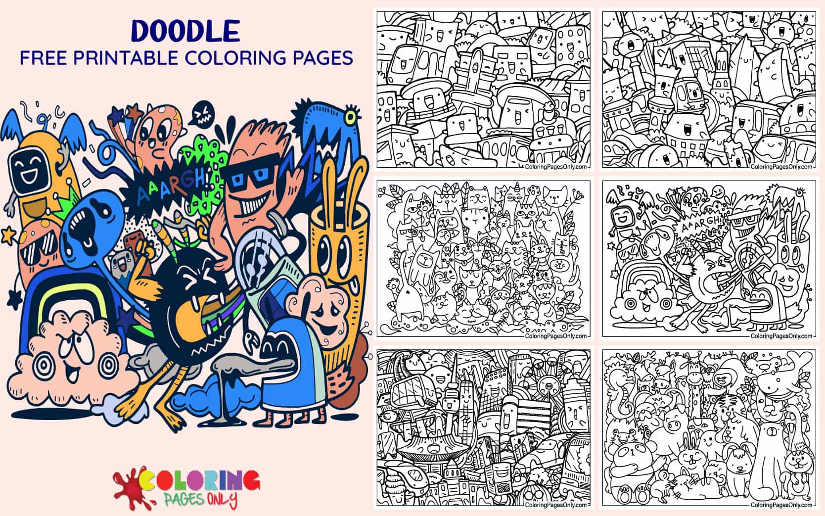 Doodle Coloring Pages