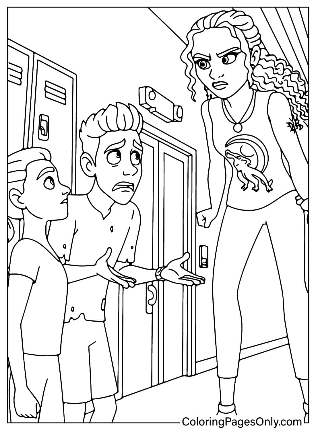 Disney Zombies Coloring Pages Printable Disney Zombies 3 Coloring Book