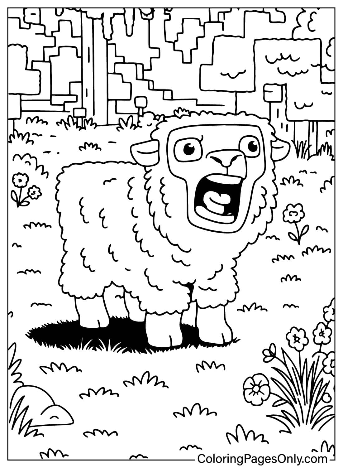 The Minecraft Movie Coloring Pages The Minecraft Movie Coloring Pages