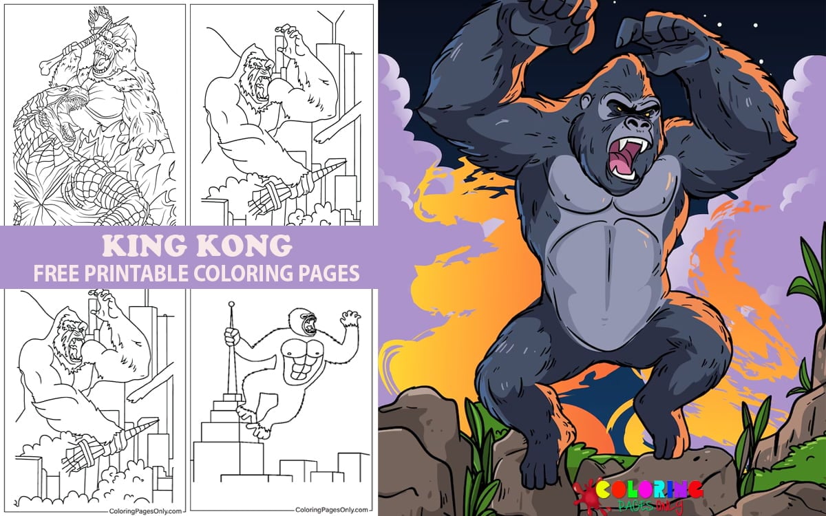 King Kong Coloring Pages