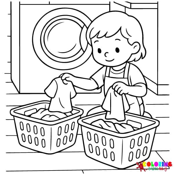 Life Skills for Kids Coloring Pages