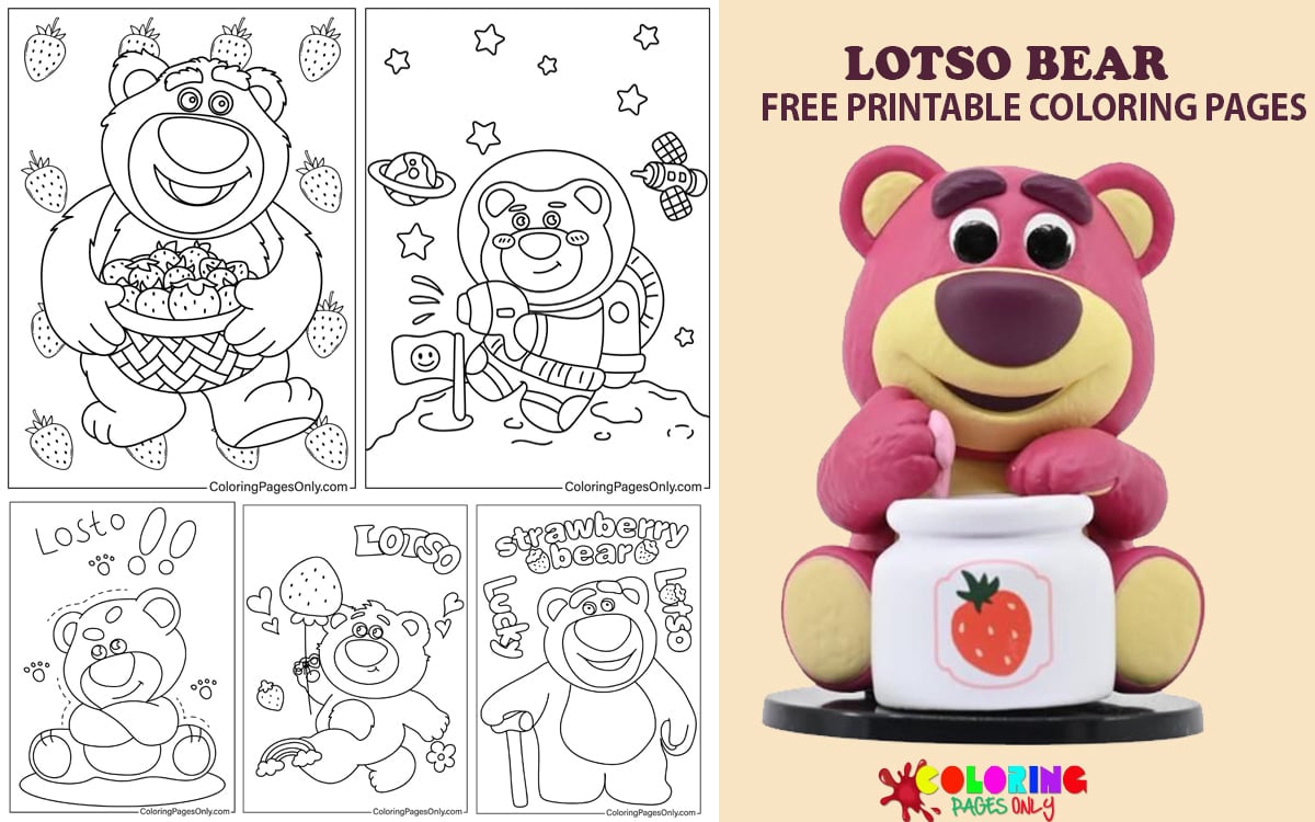 Lotso Bear Coloring Pages