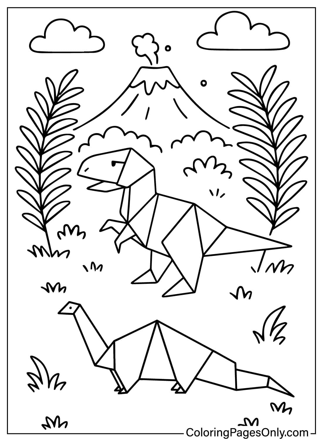 30 Origami Coloring Pages Free Printable PDF Online Coloring